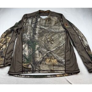 Field & Stream Shirt Men's L Camo Long Sleeve Real Tree Hunting Camouflage